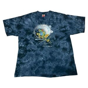 Vintage Costa Rica Frog Graphic Tee Shirt (L)